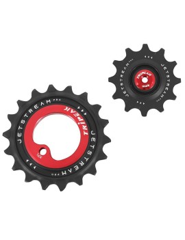 GALET DERAILLEUR AOPW TRIPEAK 12-18 DENTS CERAMIQUE 12x1V. SRAM AXS XPLR RED-FORCE-RIVAL ROUGE (JEU DE 2) (GARANTIE 4 ans)