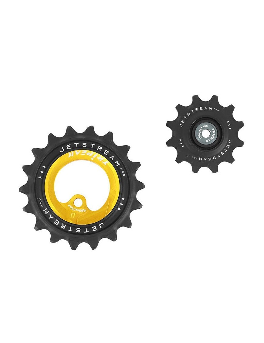 GALET DERAILLEUR AOPW TRIPEAK 12-18 DENTS CERAMIQUE 11x2V. SHIMANO ULTEGRA R8000GS - 105 R7000GS OR (JEU DE 2) (GARANTIE 4 ans)