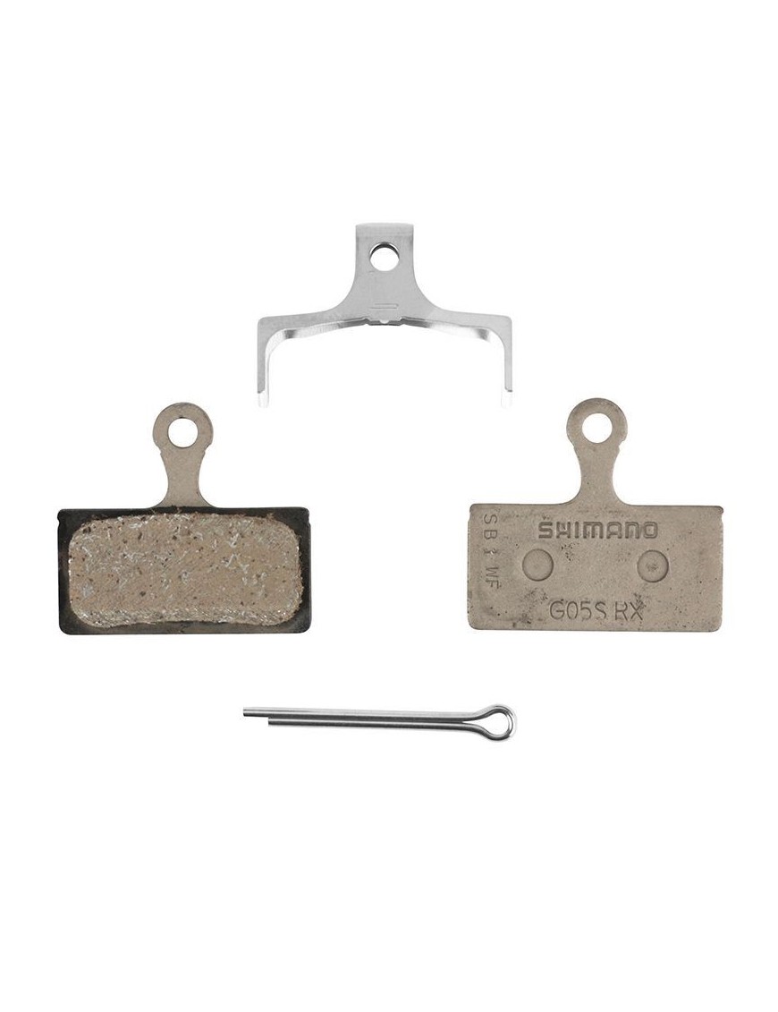PLAQUETTE DE FREIN VTT SHIMANO XTR, XT, SLX, DEORE G05S-RX RESINE (PAIRE SUR CARTE)
