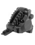 ETRIER FREIN GRAVEL DISQUE HYDRAULIQUE ARRIERE SHIMANO GRX 2 PISTONS FLATMOUNT NOIR (VENDU A L'UNITE)