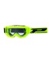 MASQUE-LUNETTES CROSS PROGRIP 3300 TR VISION GO JAUNE FLUO MAT ECRAN TRANSPARENT ANTI-RAYURES-ANTI U.V.-ANTI-BUEE (HOMOLOGUE CE