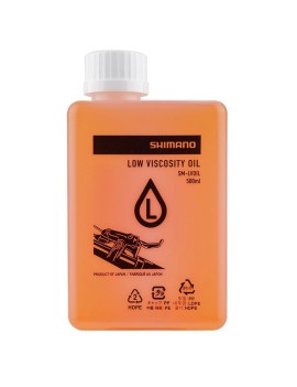 LIQUIDE DE FREIN - HUILE VELO SHIMANO MINERAL POUR XTR M9220, M9200, MT805 (500ml) -VISCOSITE FAIBLE-