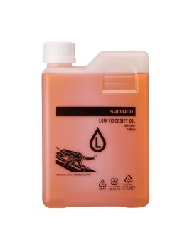 LIQUIDE DE FREIN - HUILE VELO SHIMANO MINERAL POUR XTR M9220, M9200, MT805 (1 LITRE) -VISCOSITE FAIBLE-