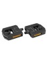 PEDALE CITY ERGOTEC PLIANTE ALU-RESINE NOIR 9-16 (PAIRE SUR CARTE) 100x102mm