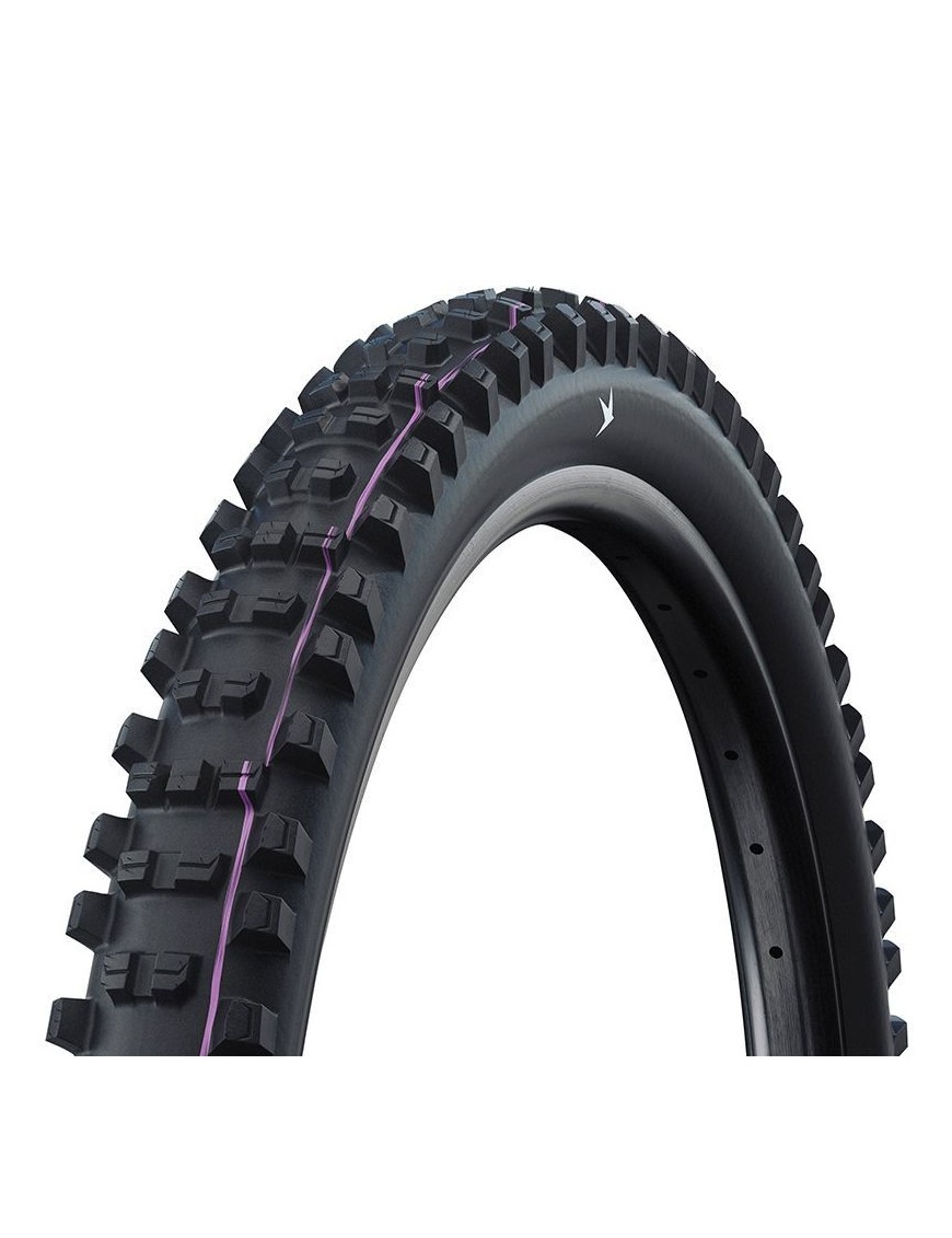 PNEU VTT - VAE 27.5 X 2.50 SCHWALBE SHREDDA REAR RADIAL GRAVITY NOIR TS (64-584) TUBELESS READY HOMOLOGUE VAE E50