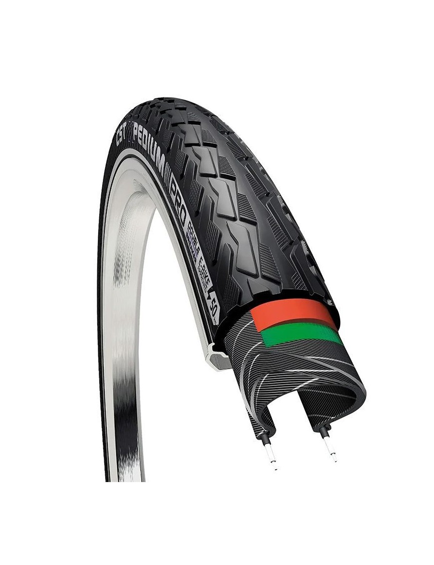 PNEU VTC - VAE URBAIN 700 X 45 (28 x 1,75) CST XPEDIUM NOIR TR (45-622) RENFORT 5mm HOMOLOGUE VAE e50 FLANC REFLEX PROTECTION M