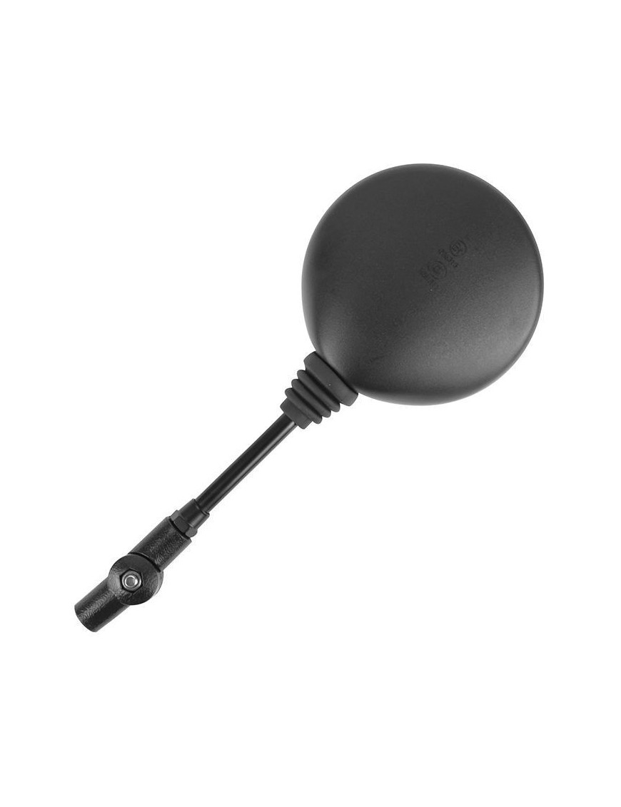 RETROVISEUR MOTO - QUAD - SCOOT -VELO UNIVERSEL REPLIABLE NOIR (AVEC COLLIER) (HOMOLOGUE CE)  -P2R-