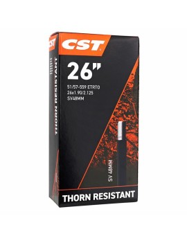 CHAMBRE A AIR VELO 26 x 1.90-2.125 CST RENFORCEE VALVE STANDARD 48 mm