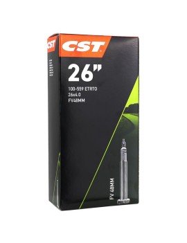 CHAMBRE A AIR VELO 26 x 4.00 CST VALVE PRESTA 48 mm