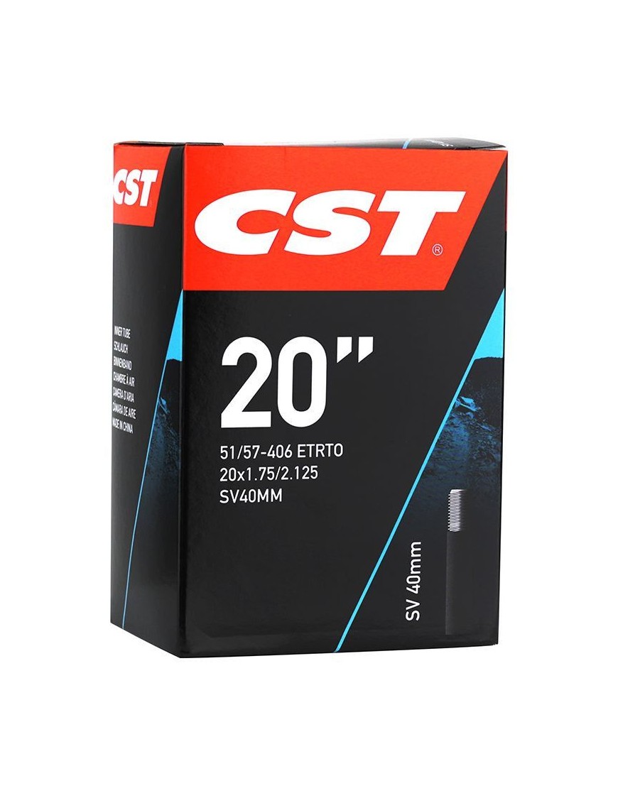 CHAMBRE A AIR VELO 20 x 1.75-2.125 CST VALVE STANDARD 40 mm