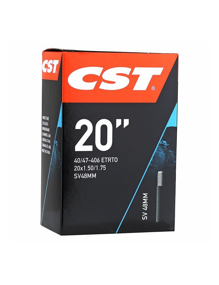 CHAMBRE A AIR VELO 20 x 1.50-1.75 CST VALVE STANDARD 48 mm