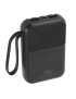 BATTERIE EXTERNE POWER BANK 10000 maH 5V-2,1A NOIR COMPATIBLE IPHONE (RACCORD LIGHTNING, USB TYPE-C, MICRO USB, USB) (CERTIFIE 