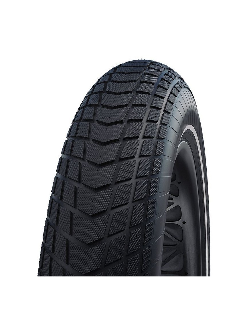 PNEU VTT 20 X 4.00 SCHWALBE SUPER MOTO-X FAT BIKE NOIR TR (100-406) COMPATIBLE VAE