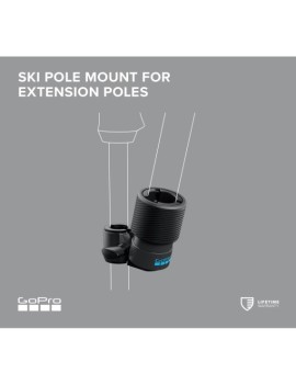 Support de bâton de ski pour rallonges GOPRO