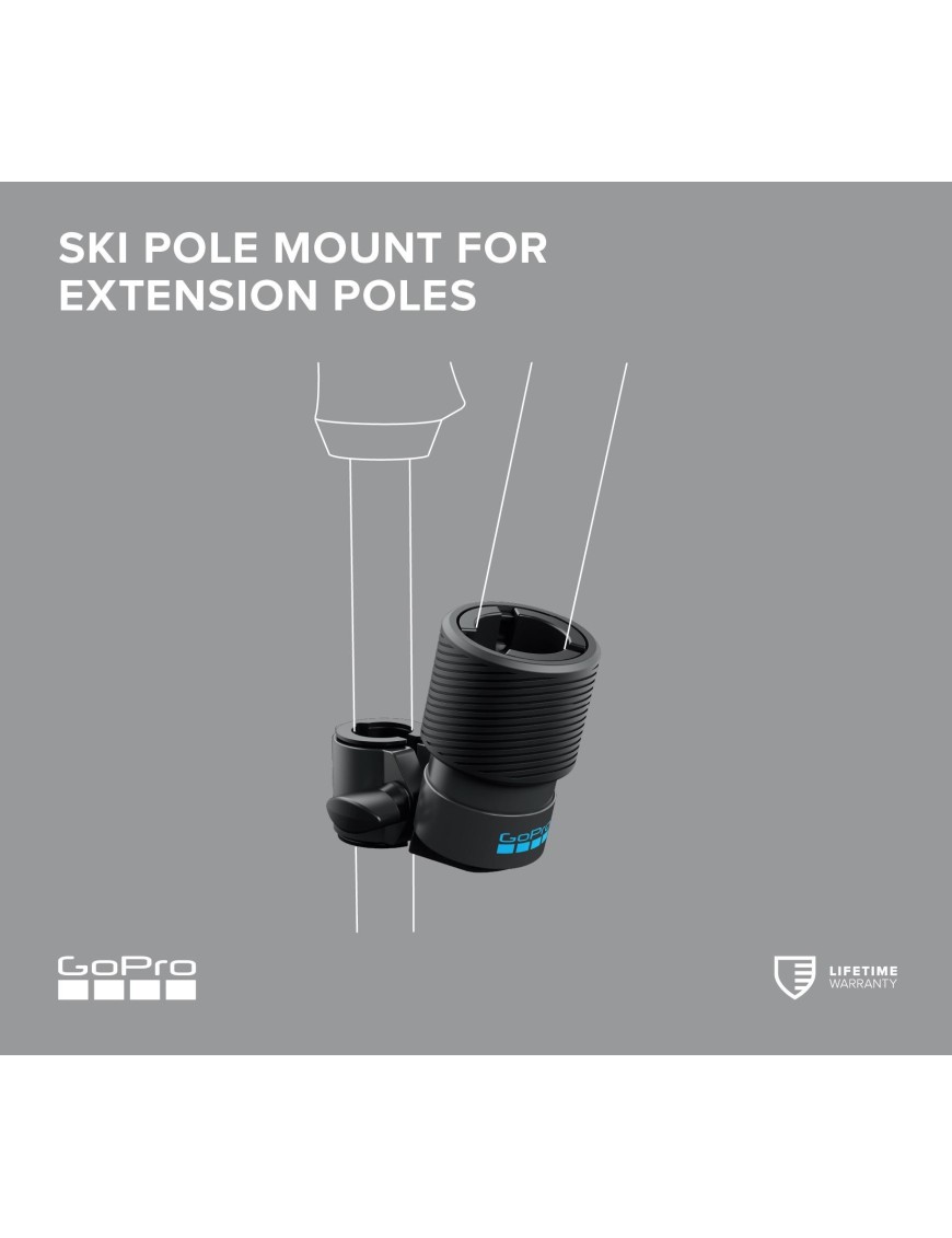 Support de bâton de ski pour rallonges GOPRO
