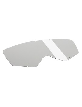 MASQUE-LUNETTES CROSS ADX MX BLANC-NOIR ECRAN TRANSPARENT ANTI-RAYURES (HOMOLOGUE EN1938) (+ LIVRE AVEC ECRAN MIROIR)