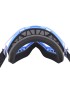 MASQUE-LUNETTES CROSS ADX MX BLEU-BLANC ECRAN TRANSPARENT ANTI-RAYURES (HOMOLOGUE EN1938) (+ LIVRE AVEC ECRAN MIROIR)