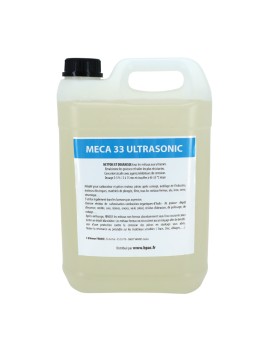 DETERGENT NETTOYEUR-BAC ULTRASONS PROFESSIONNEL MECA33 5L (PIECES MOTOS ET PIECES VELOS) (DILUTION 2%)