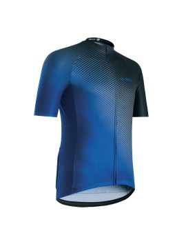 MAILLOT GIST HOMME FLOW MANCHES COURTES ZIP TOTAL BLEU XXL    -5349