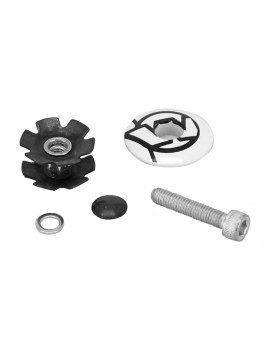 BOUCHON JEU DIRECTION AHEAD-SET ETOILE 1"1-8 ALU BLANC