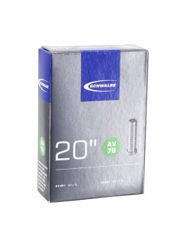 CHAMBRE A AIR VELO 20 x 0.90 - 1.00 SCHWALBE VALVE STANDARD (23-25-451) (AV7B)