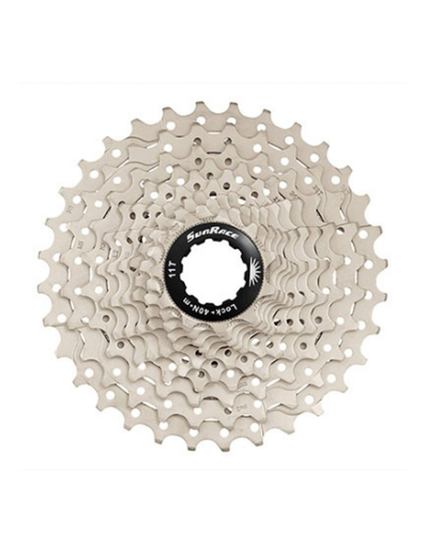 CASSETTE 11V. SUNRACE RS3 11-28 ROUTE POUR SHIMANO NOIR (LIVRE EN BOITE) (11-12-13-14-15-17-19-21-23-25-28)