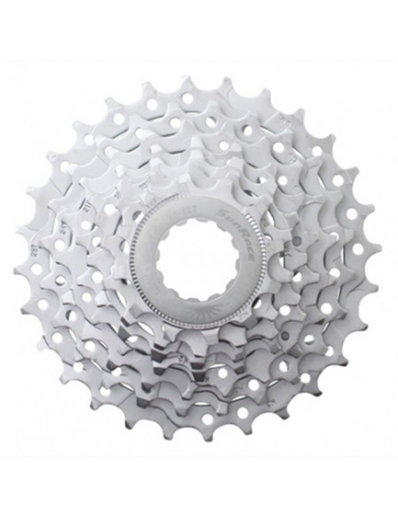 CASSETTE  7V. SUNRACE M63 12-28 VTT POUR SHIMANO-SRAM NICKEL (LIVRE EN BOITE) (12-14-16-18-21-24-28)