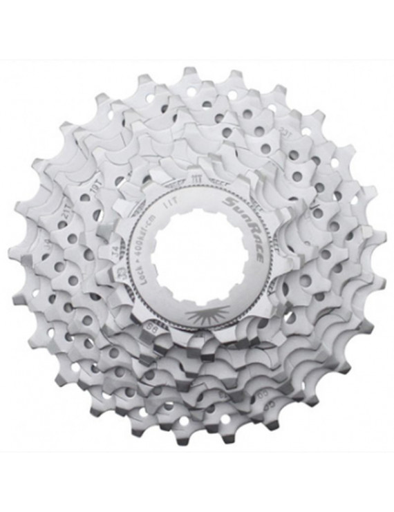 CASSETTE  9V. SUNRACE R91 11-25 ROUTE POUR SHIMANO NICKEL (LIVRE EN BOITE) (11-12-13-15-17-19-21-23-25)