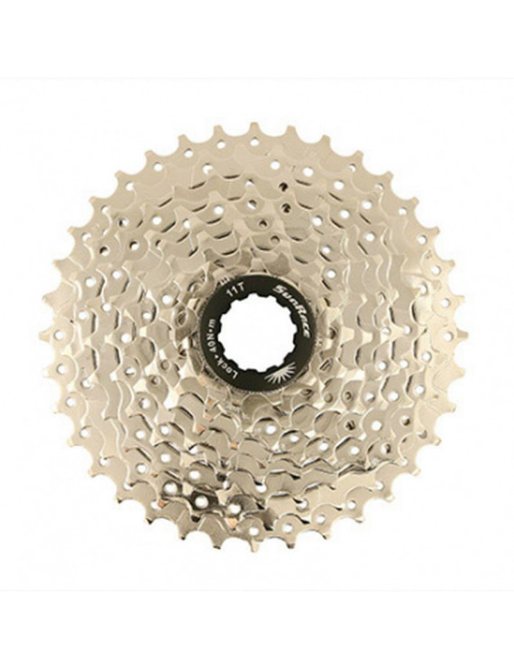 CASSETTE  9V. SUNRACE 11-36 M98 POUR SHIMANO NICKEL (LIVRE EN BOITE) (11-13-15-18-21-24-28-32-36)