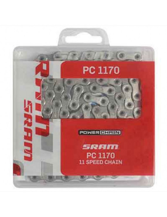 CHAINE VELO ROUTE-VTT 11V. SRAM PC-1170 FORCE 120 MAILLONS