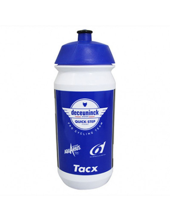 Bidon tacx deceunink quick step blanc/bleu 550ml