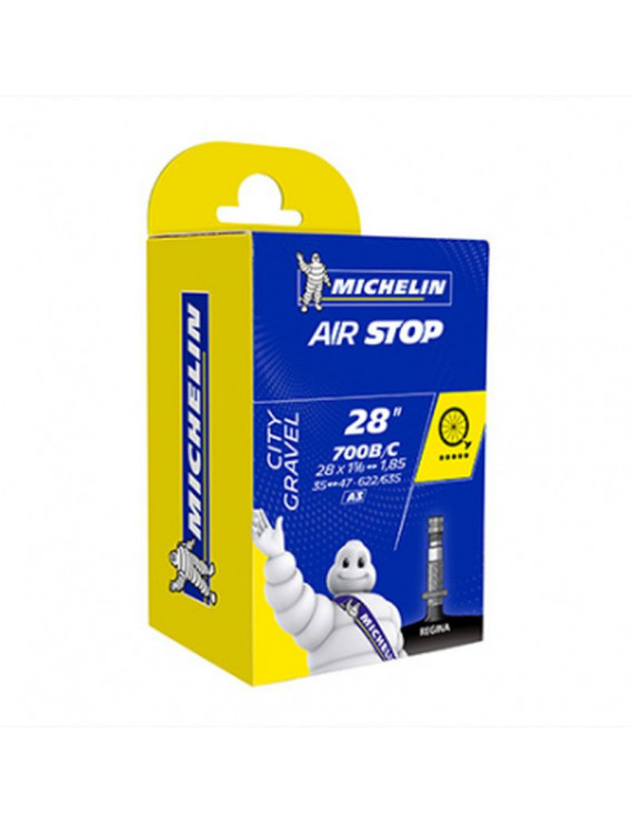 CHAMBRE A AIR VELO 20 x 1.50-2.125-450A MICHELIN G4 VALVE STANDARD 36mm 148g