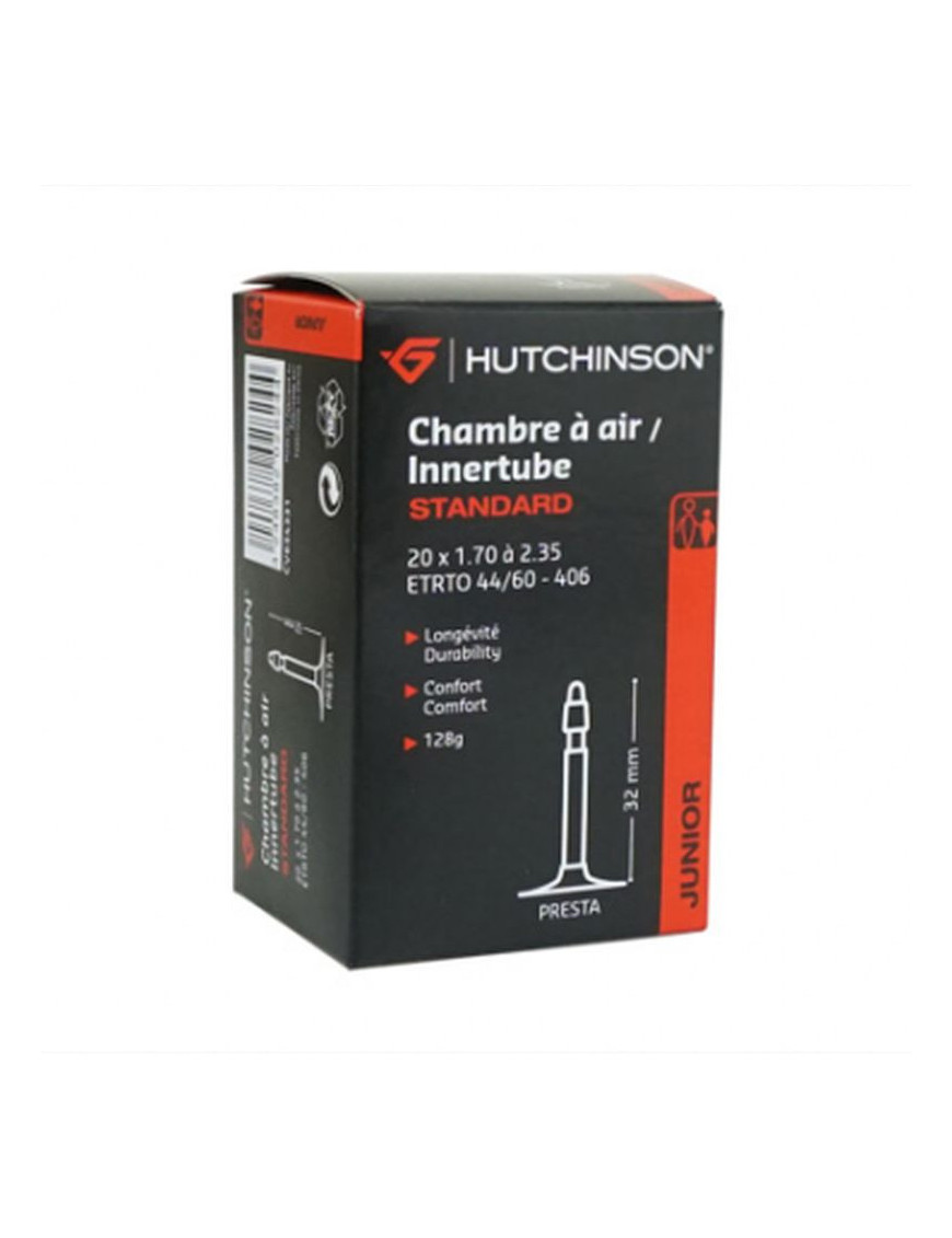 CHAMBRE A AIR VELO 20 x 1.70-2.35 HUTCHINSON VALVE PRESTA 40mm