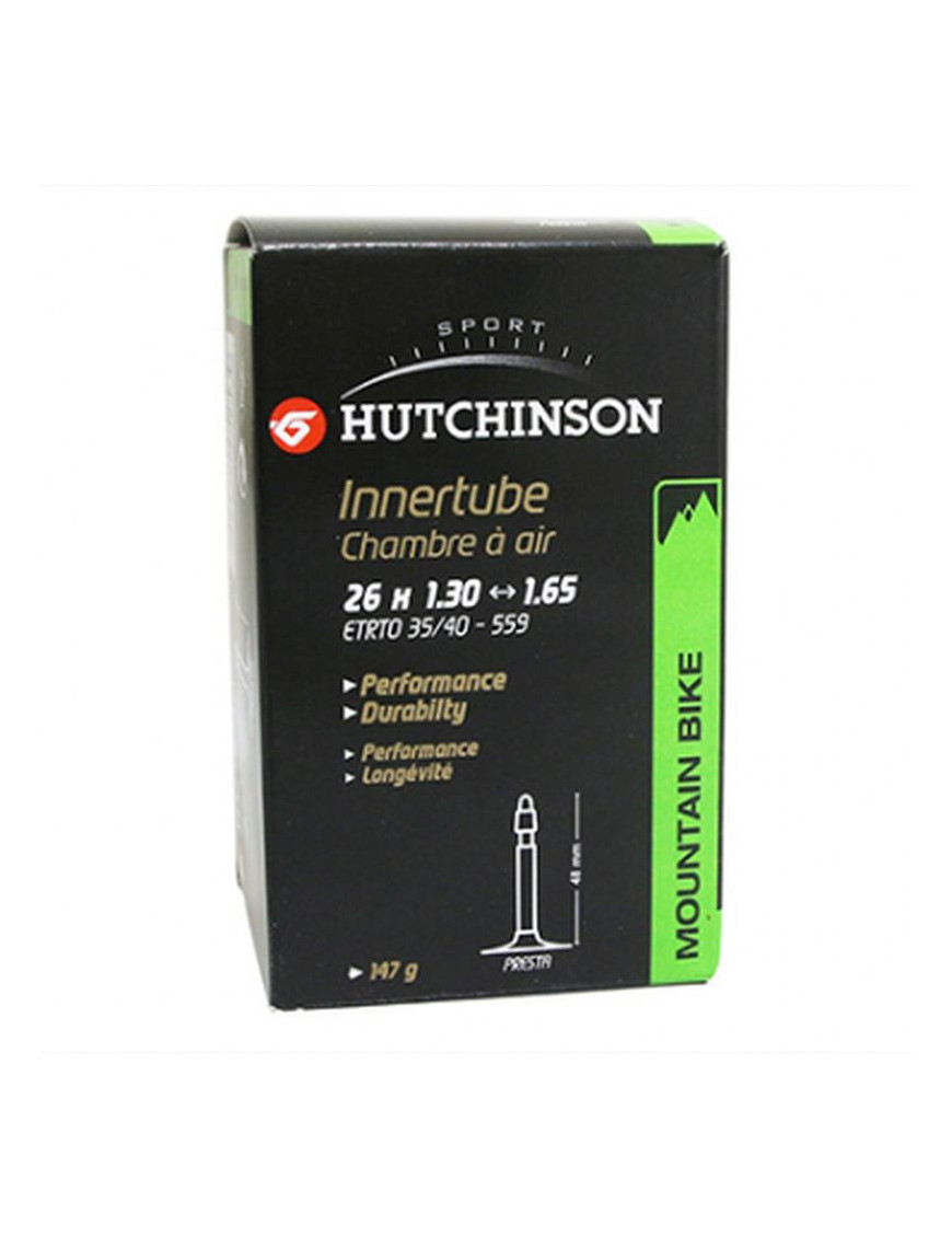 CHAMBRE A AIR VELO 26 x 1.30-1.65 HUTCHINSON VALVE PRESTA 48mm 150g