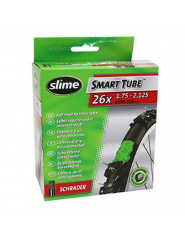 CHAMBRE A AIR VELO 26 x 1.75-2.10 SLIME VALVE STANDARD AVEC LIQUIDE ANTI-CREVAISON