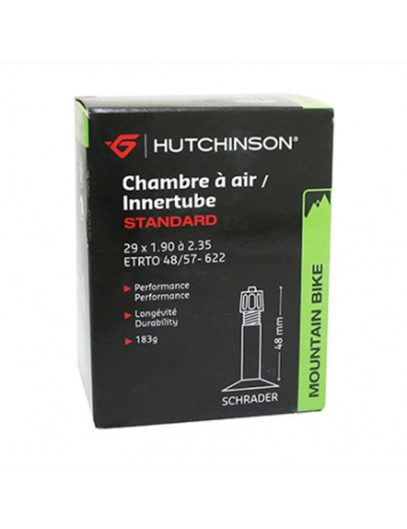 CHAMBRE A AIR VELO 29 x 1.90-2.35 HUTCHINSON VALVE STANDARD 48mm 183g