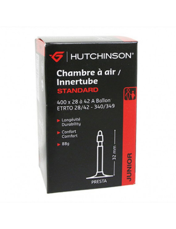 CHAMBRE A AIR VELO 400 x 28-42A HUTCHINSON VALVE PRESTA 32mm 88g