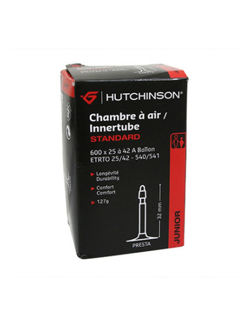 CHAMBRE A AIR VELO 600 x 25-42A HUTCHINSON VALVE PRESTA 32mm 127g