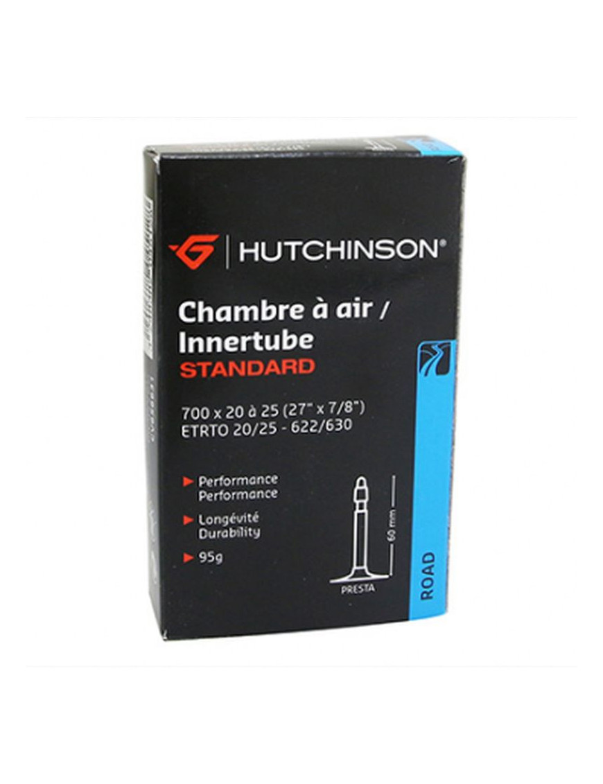CHAMBRE A AIR VELO 700 x 20-25 HUTCHINSON VALVE PRESTA 60mm 95g