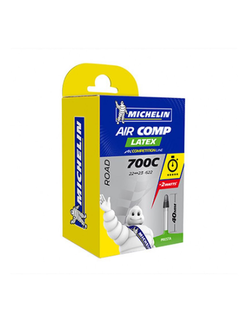 CHAMBRE A AIR VELO 700 x 22-23 MICHELIN A1 LATEX VALVE PRESTA 42mm 80g