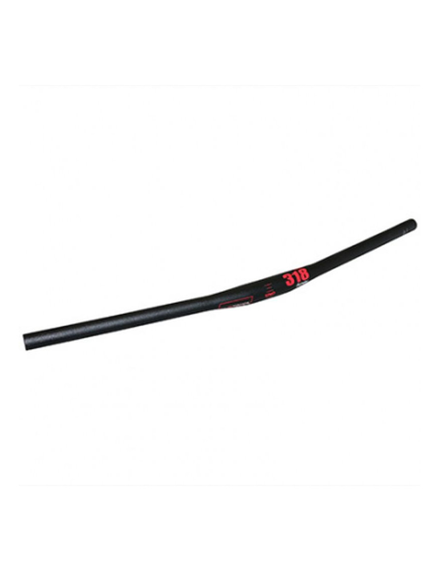 CINTRE VTT DROIT UNO FLAT TOP ALU NOIR DIAM 31,8mm L700mm