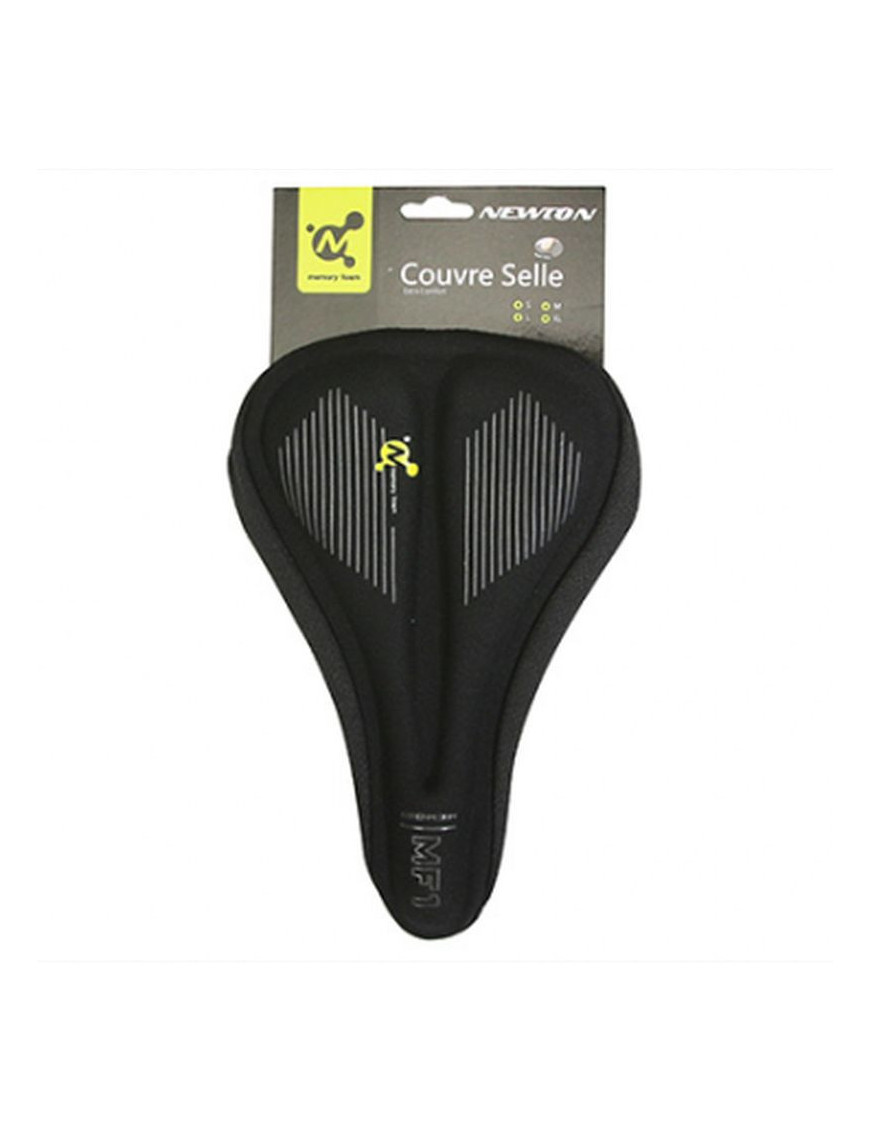 COUVRE SELLE VELO NEWTON GEL MEMOIRE DE FORME NOIR (280x165mm)