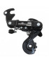 DERAILLEUR ROUTE ARRIERE SUNRACE  6-7V. PETITE CHAPE AVEC PATTE (COMPATIBLE SHIMANO)