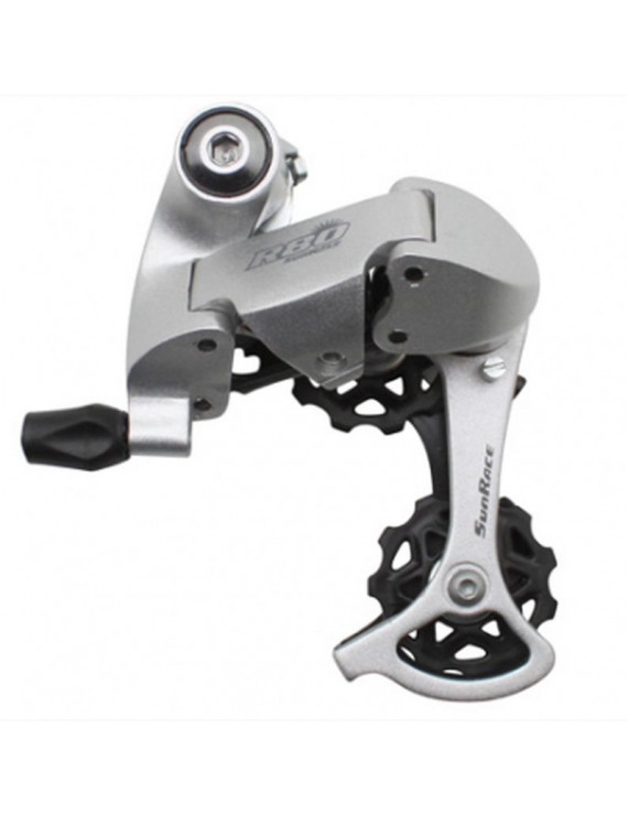 DERAILLEUR ROUTE ARRIERE SUNRACE  8V. DOUBLE