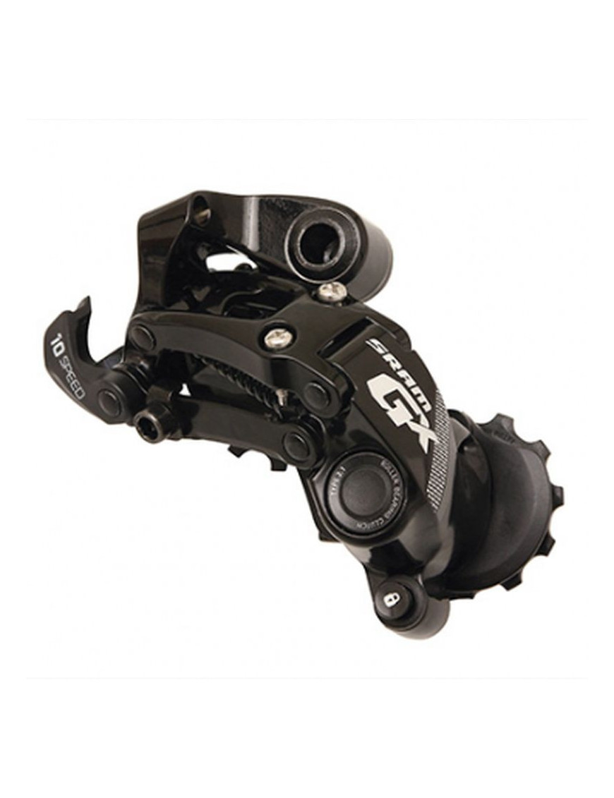 DERAILLEUR VTT ARRIERE SRAM 10V. GX TYPE 2.1 NOIR CHAPE MEDIUM