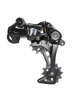 DERAILLEUR VTT ARRIERE SRAM 11V. GX POUR MONO NOIR CHAPE LONGUE