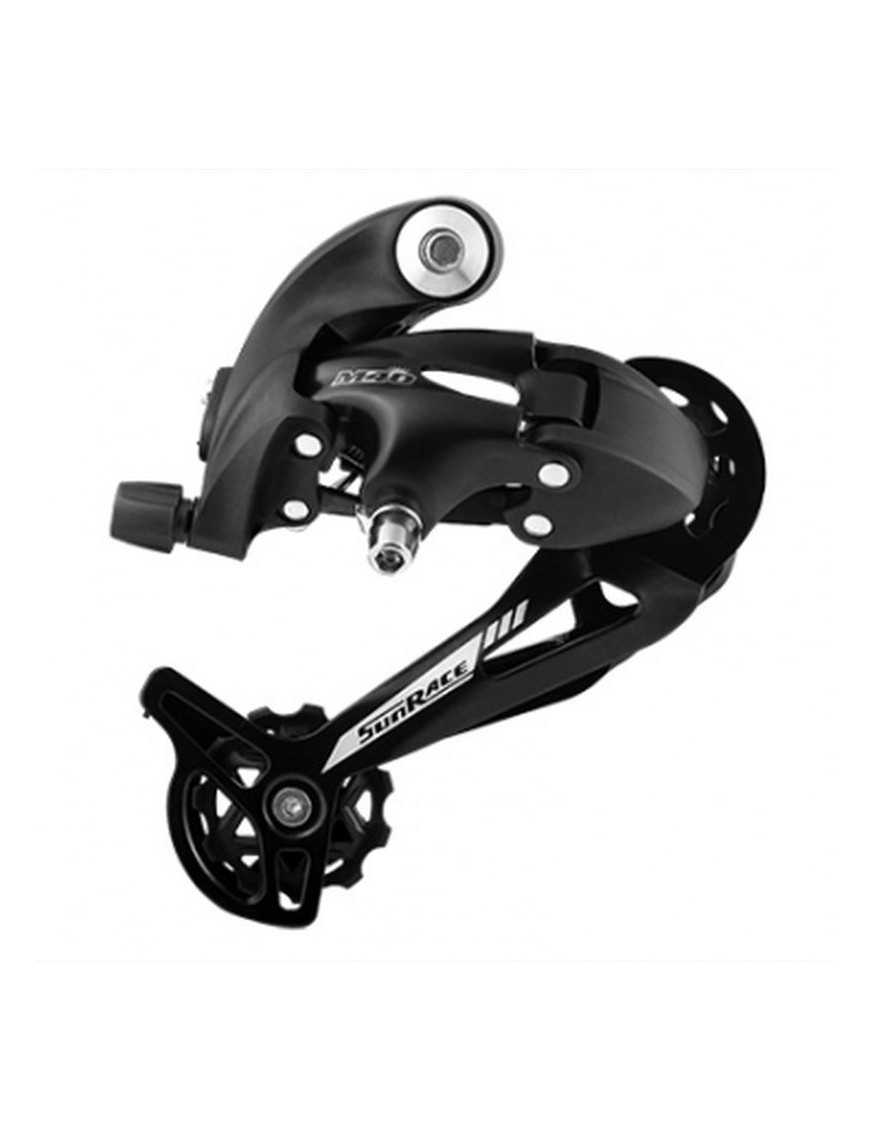 DERAILLEUR VTT ARRIERE SUNRACE M41 7-8V. GRANDE CHAPE A VIS (COMPATIBLE SHIMANO)