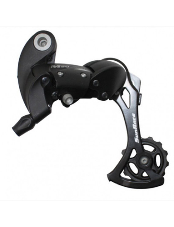 DERAILLEUR VTT ARRIERE SUNRACE M57 7-8V. GRANDE CHAPE A VIS (COMPATIBLE SHIMANO)