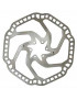 DISQUE DE FREIN VTT 6 TROUS NEWTON BRAKE 203mm ARGENT