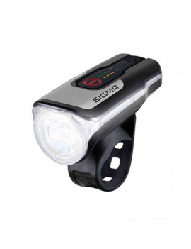 ECLAIRAGE VELO A BATTERIE AVANT SIGMA AURA 80 LUX (AUTONOMIE 4H MODE STANDARD, 6H MODE MEDIUM ET 15H MODE ECO) NOIR RECHARGE US